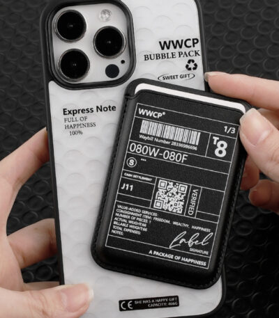 Koios｜iPhone 氣泡紙標籤磁吸手機保護殼