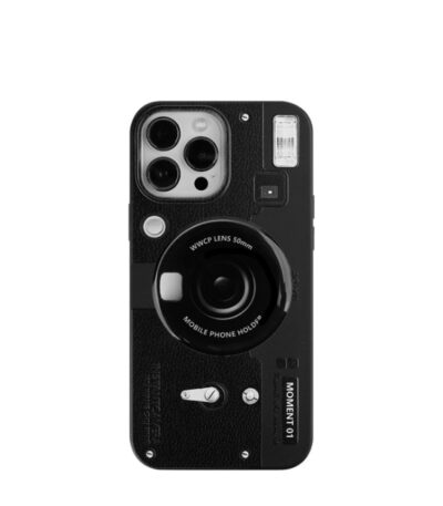 Koios｜iPhone 黑色經典相機磁吸手機保護殼