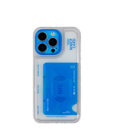 Koios｜iPhone 透藍NFC感應卡片手機保護殼